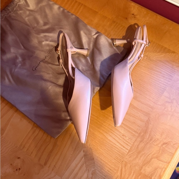 Gianvito Rossi ascent 55 sling back pump SZ 40 nude - Picture 9 of 15